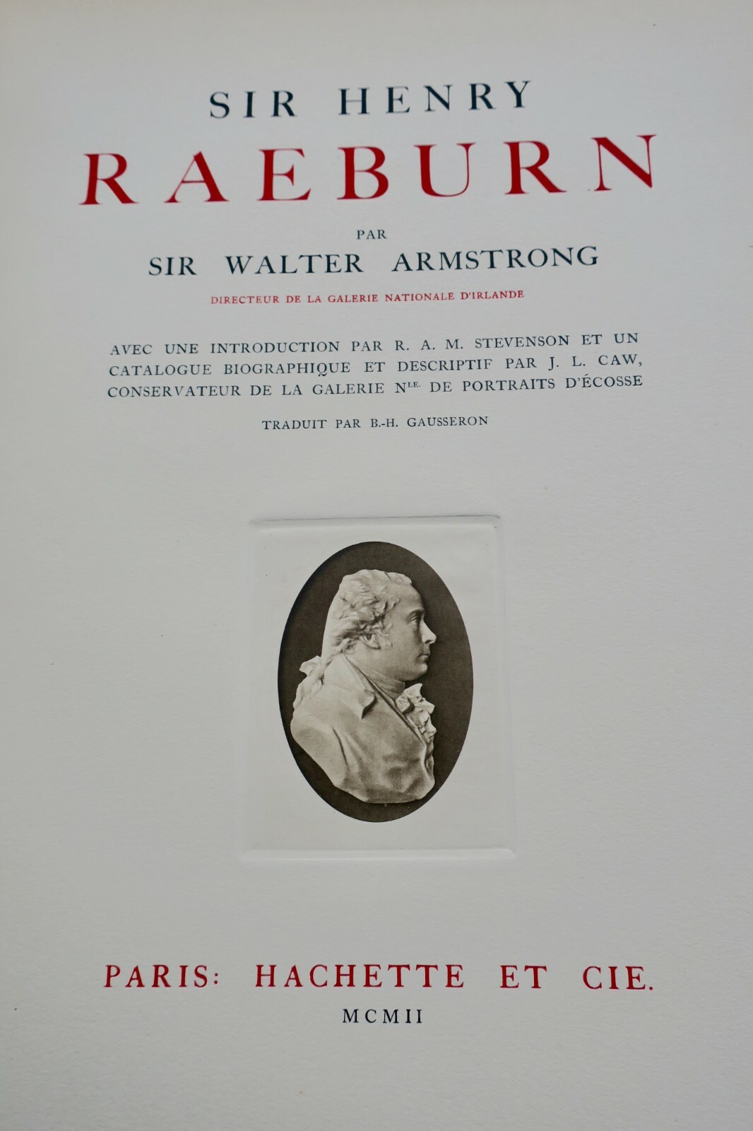 Raeburn ARMSTRONG SIR WALTER ARMSTRONG Sir Henry Raeburn 1902 – Image 6