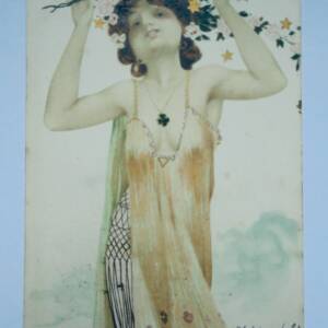 Raphael Kirchner femme à la couronne étoilée