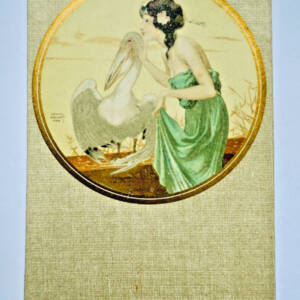Raphael Kirchner femme et le pélican