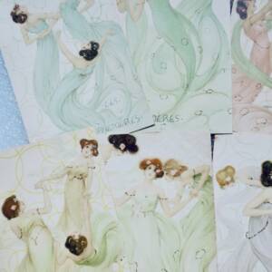 Raphael Kirchner Les ephémères 6 cartes-postales anciennes