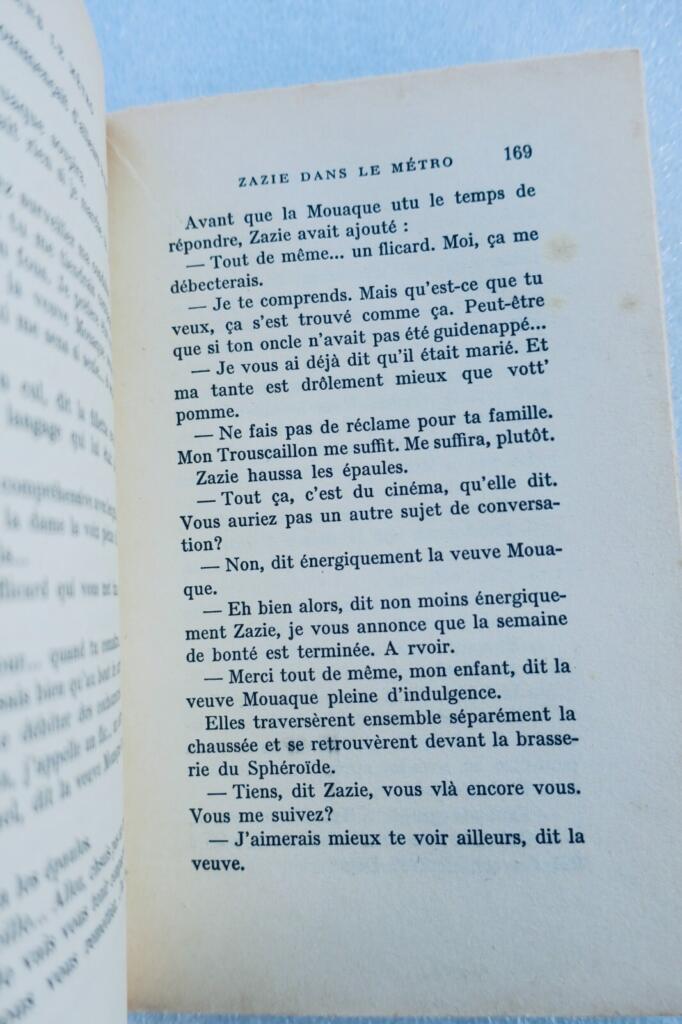 Raymond QUENEAU Zazie dans le métro 1959