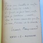 Raynaud Ernest La Couronne des jours Envoi de l'auteur