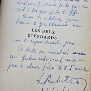 REBATET Les deux étendards, roman NRF + envoi