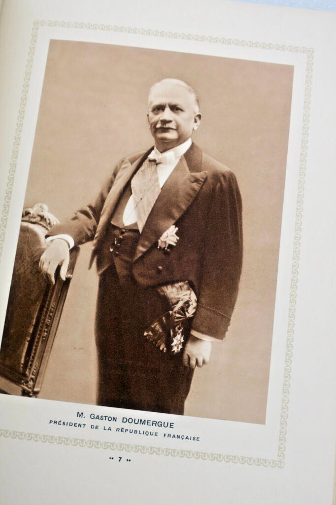 Offizielle Empfangsfeier für Präsident Doumergue 1929