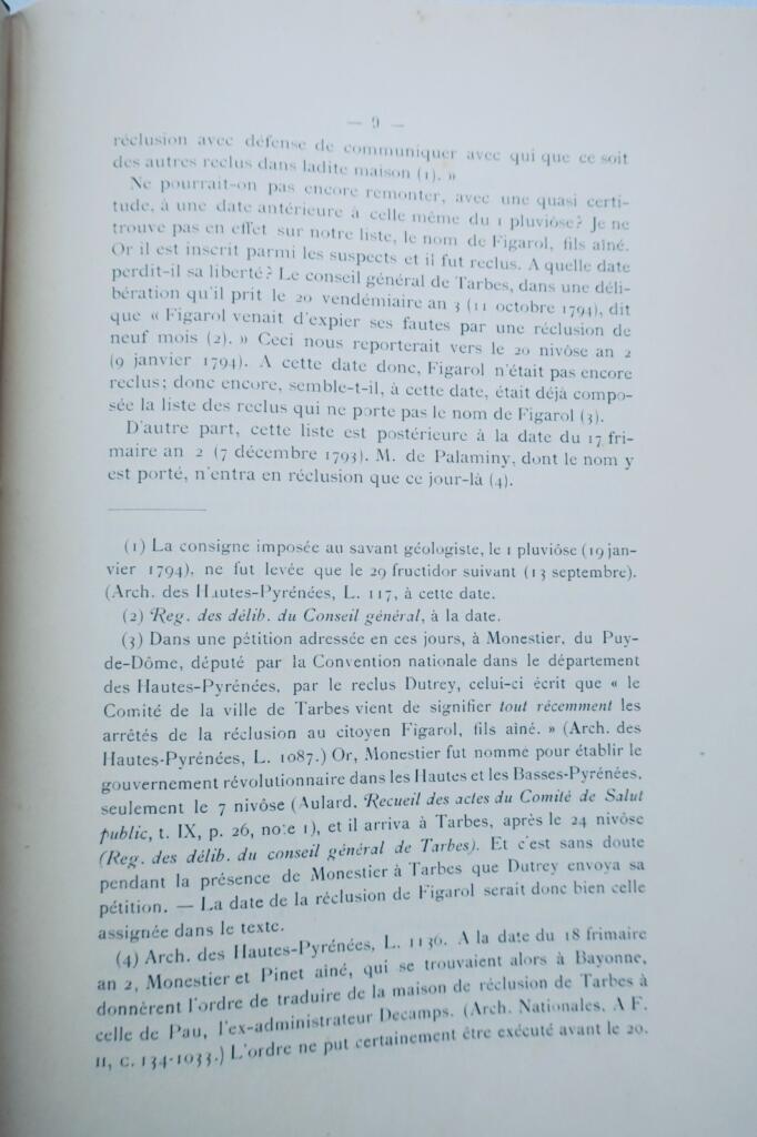 RECLUS des HAUTES-PYRÉNÉES 1912
