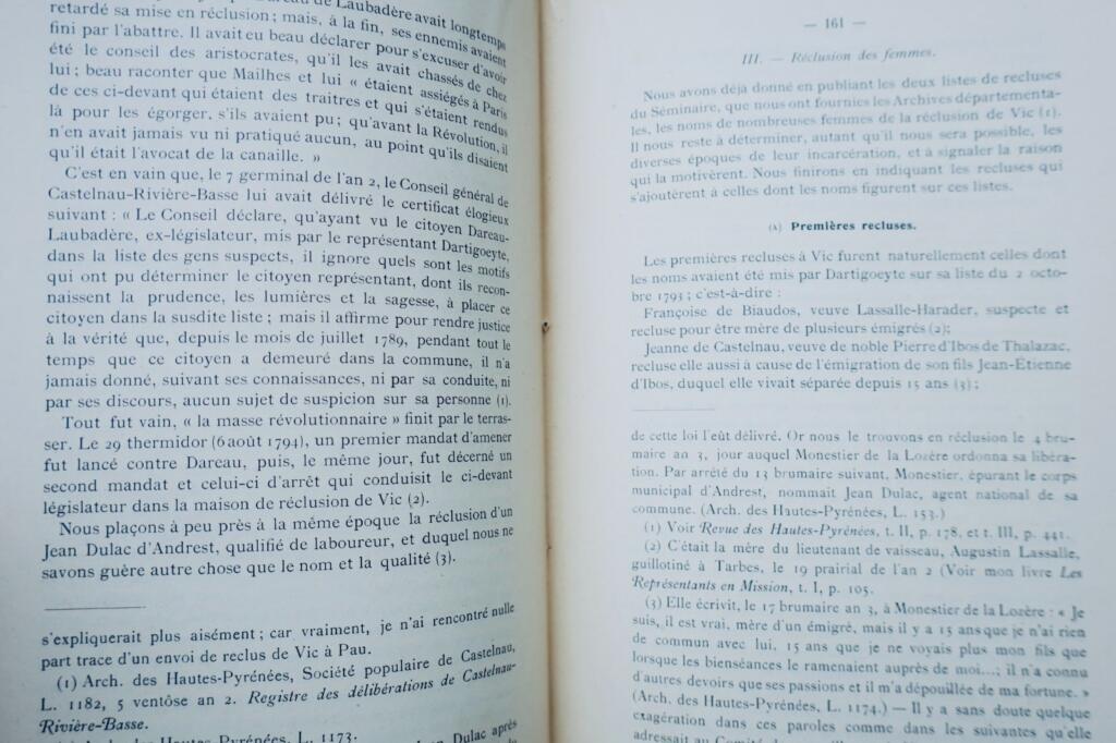 RECLUS des HAUTES-PYRÉNÉES 1912