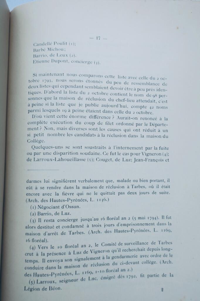 RECLUS des HAUTES-PYRÉNÉES 1912