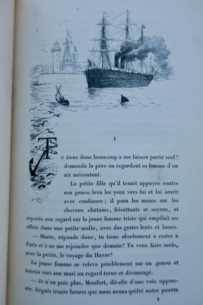 Illustrated novel with engravings