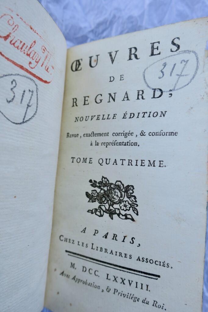 Regnard’s Complete Works, 1778