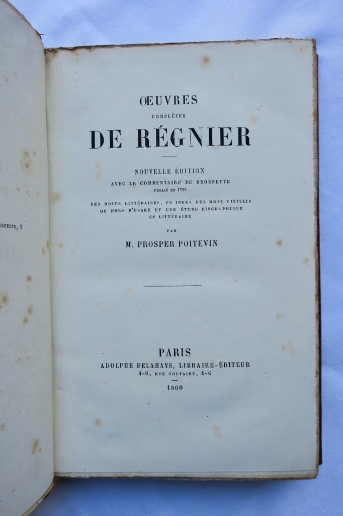 Complete Works of Régnier