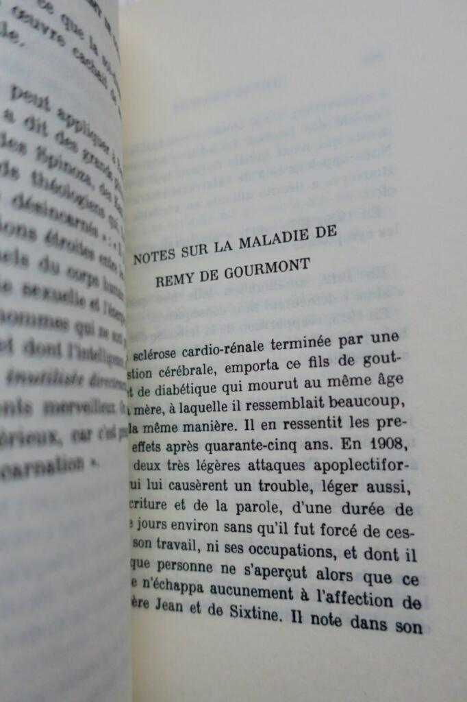 Remy de Gourmont aus ärztlicher Sicht