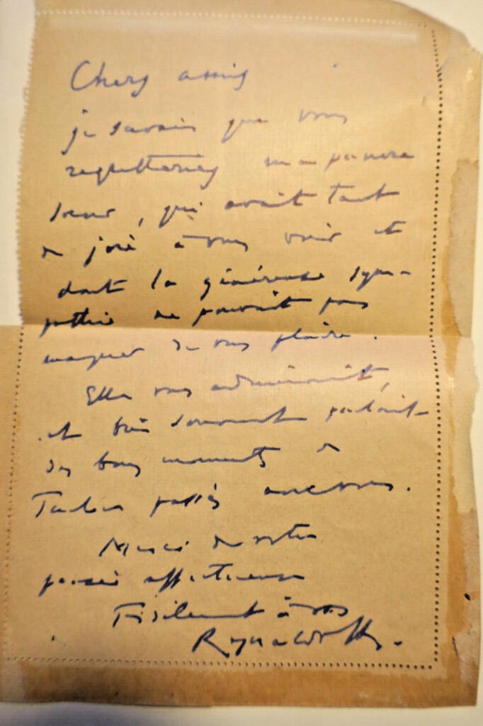 Renaldo HAHN’s letters to Fernand Gregh and others