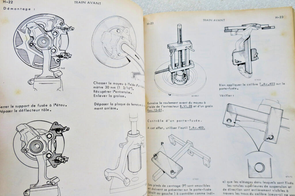 Technical service manual for Renault 16
