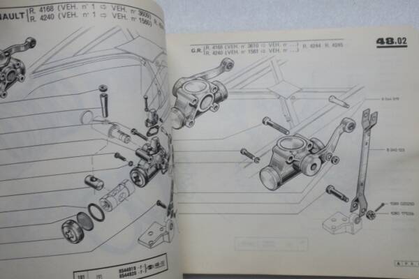 RENAULT Camion léger Galion catalogue de Pieces GALION – GOELETTE