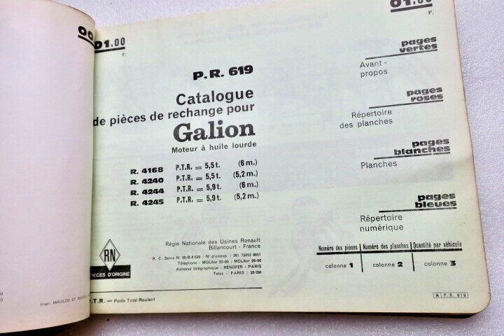 Renault Galion-Goélette spare parts catalog - Image 13