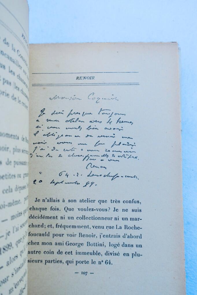 RENOIR by G. Coquiot