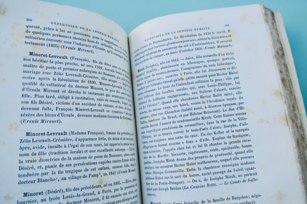 Répertoire de la Comédie humaine de H. de Balzac 1887