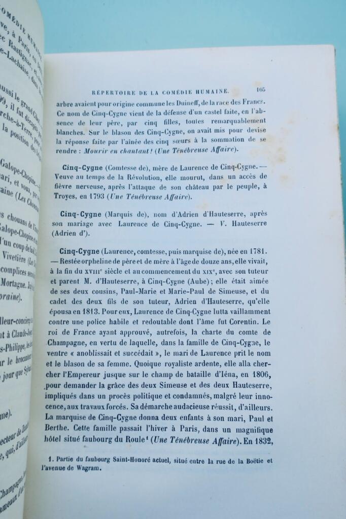 Répertoire de la Comédie humaine de H. de Balzac 1887