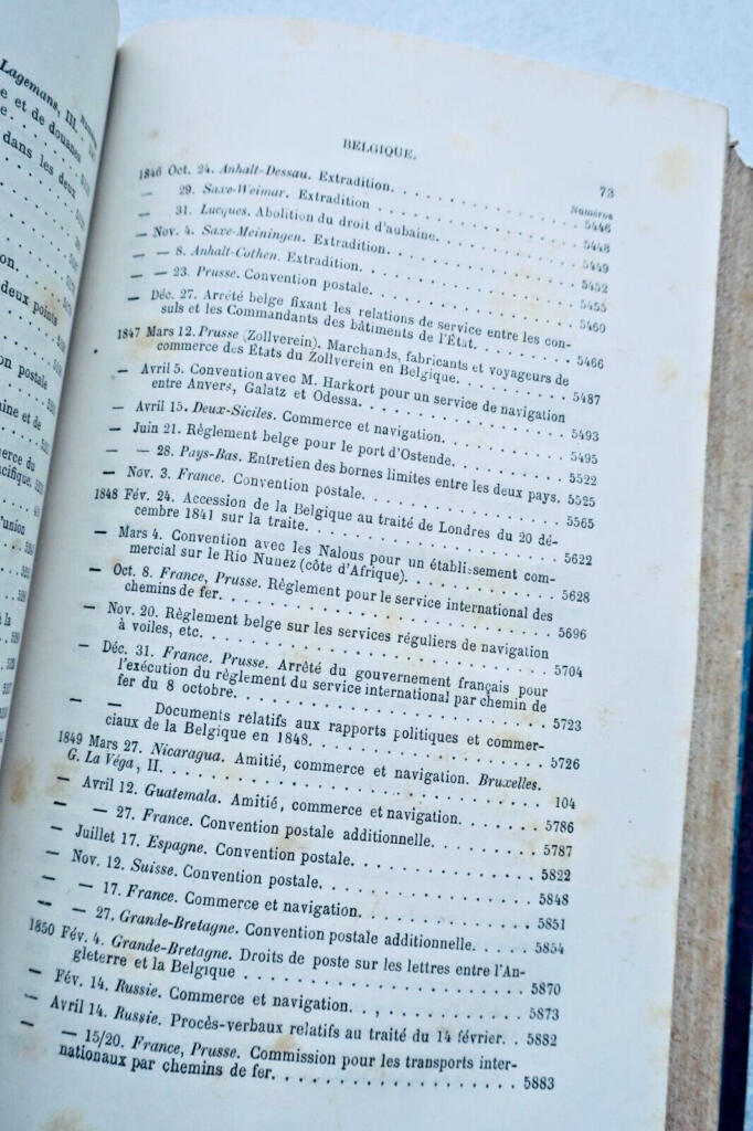 Répertoire des traités de paix, de commerce, d’alliance…