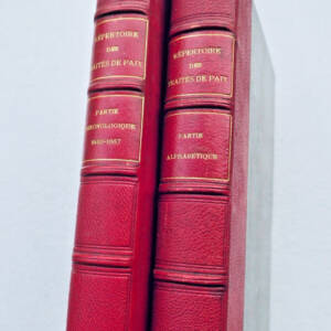 Répertoire des traités de paix, de commerce, d'alliance...