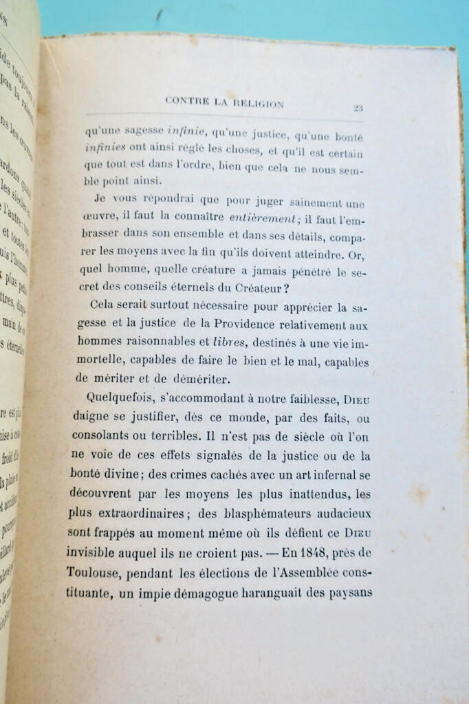 REPONSES COURTES FAMILIERES AUX OBJECTIONS LES PLUS REPANDUES CONTRE LA RELIGION