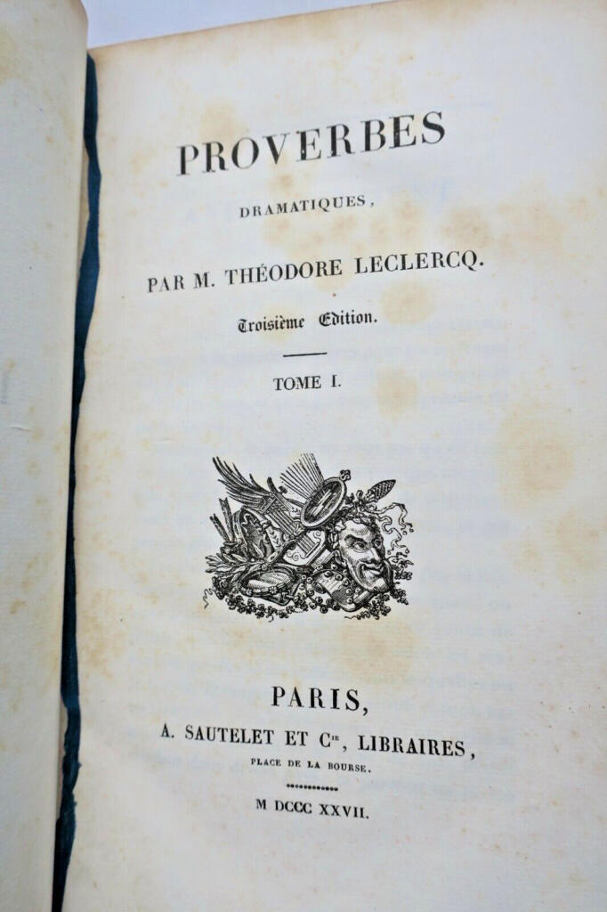 Dramatic Proverbs by Théodore Leclerc