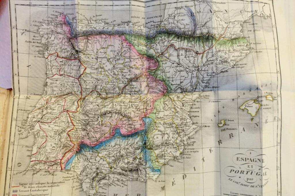 Geografische Übersicht der Iberischen Halbinsel