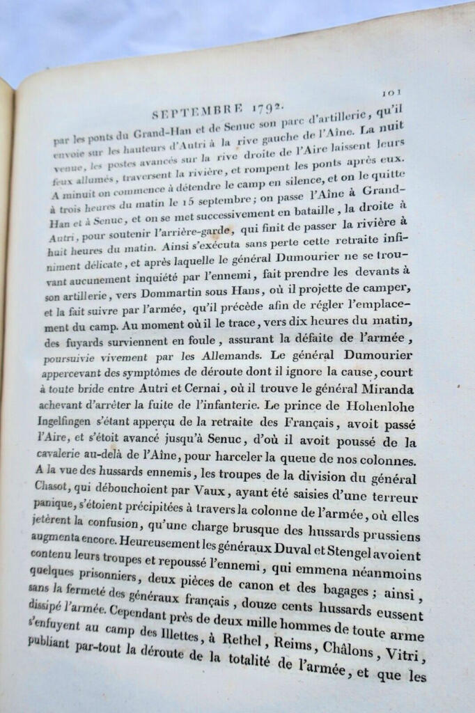 Révolution Tableau historique de la guerre de la révolution 1808