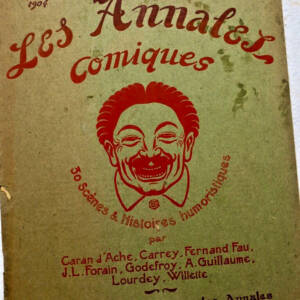 Revue "Les annales comiques". N° 1087 bis. 24 avril 1904