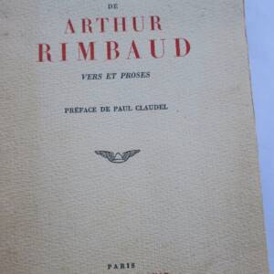 Rimbaud Arthur Oeuvres de Arthur Rimbaud - Vers et proses 1949 Claudel