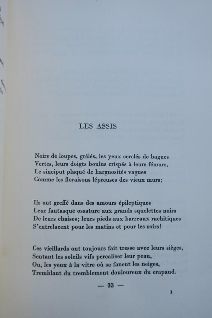 Rimbaud’s Verses and Prose in 1949 Edition