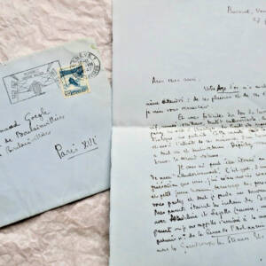 ROBERT de TRAZ lettre autographe manuscrite & signée