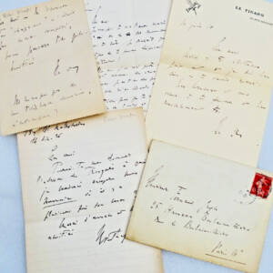 Robert Dreyfus à Fernand Gregh lettres autographes manuscrites