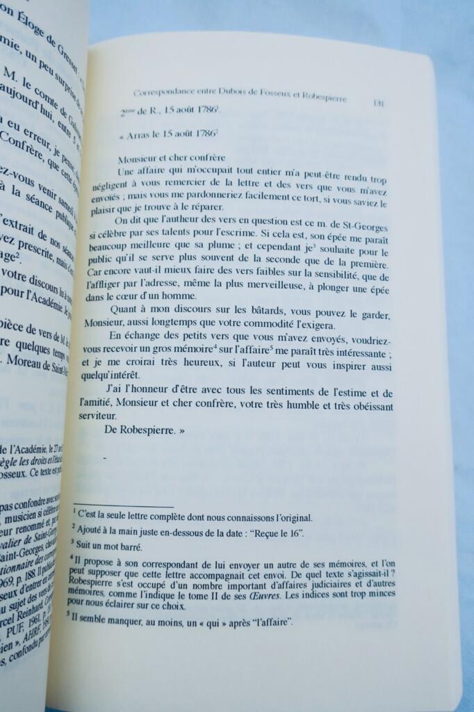 Robespierre Oeuvres de Maximilien Robespierre REVOLUTION