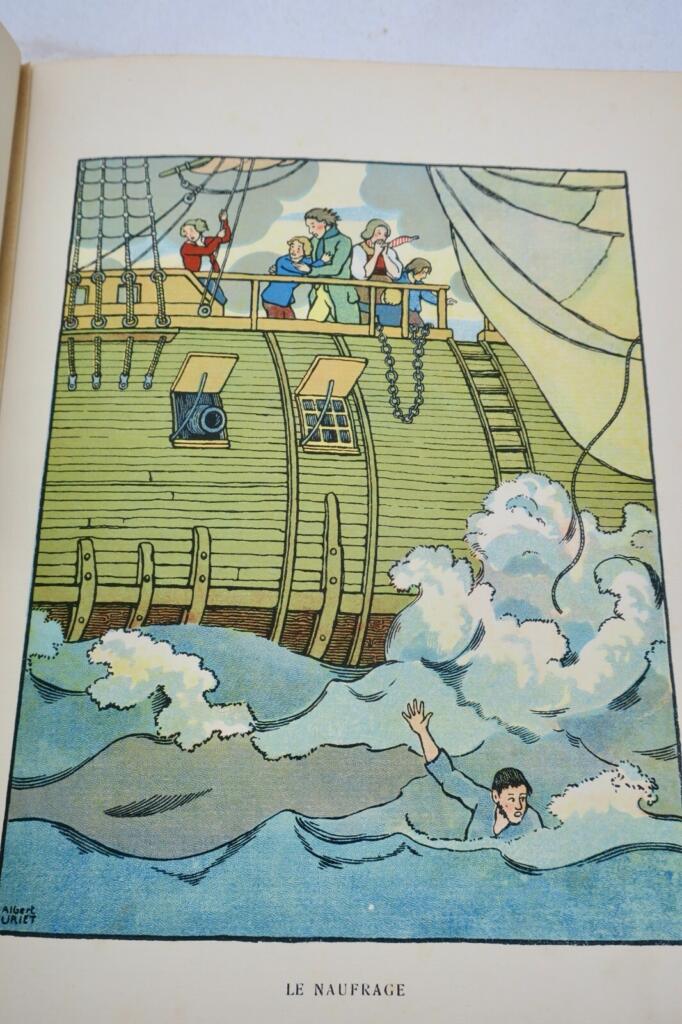 阿尔贝·于里耶插画版《瑞士的鲁滨逊》