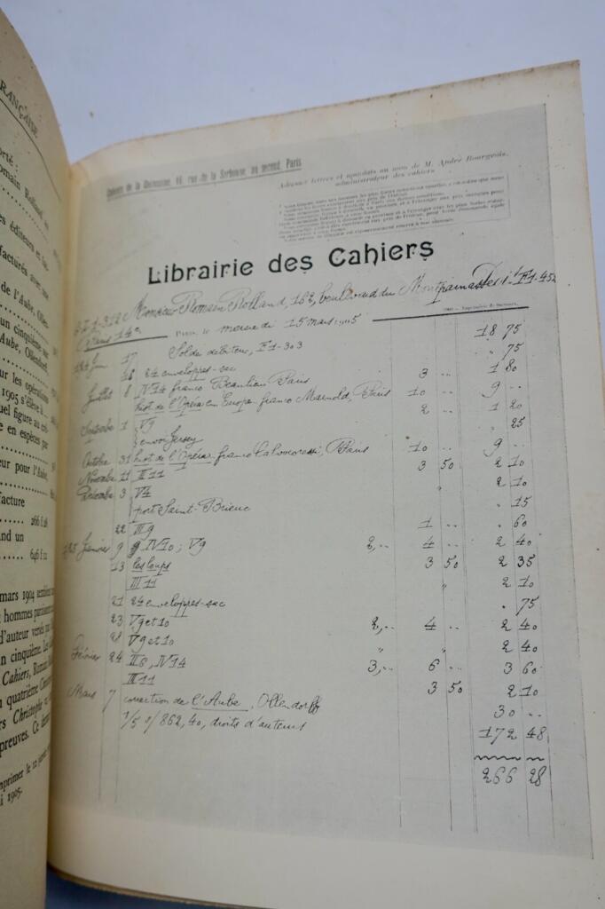 ROLLAND ROMAIN / SAFFREY ALFRED UNE AMITIE FRANCAISE + dédicace