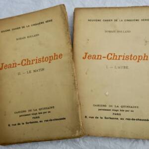 Romain Rolland Jean-Christophe Les Cahiers de la Quinzaine