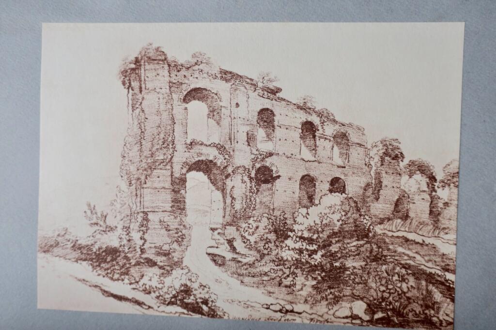 Roms Ansichten von Hubert Robert in Sanguine, 1930