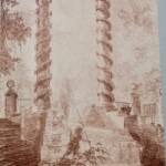 Roms Ansichten von Hubert Robert in Sanguine, 1930