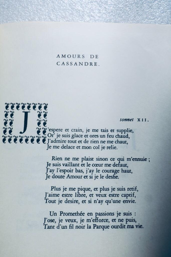 Ronsard Oeuvres choisies de Pierre de Ronsard