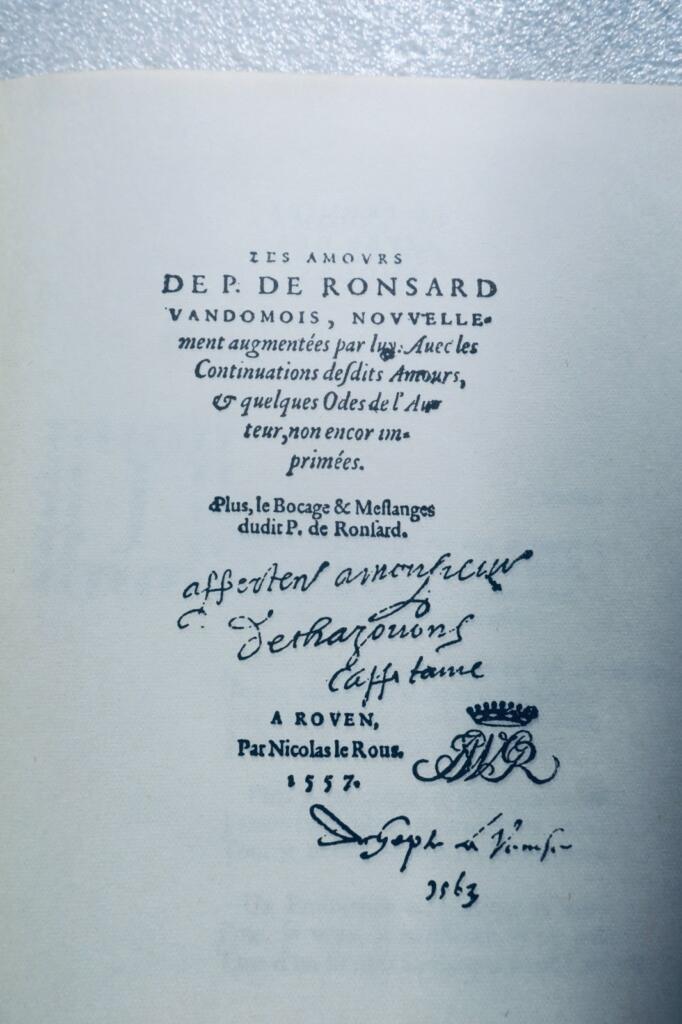 Ronsard Oeuvres choisies de Pierre de Ronsard