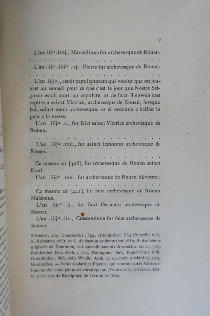 Chroniken von Rouen von den Ursprüngen bis 1569