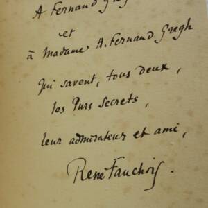 ROUEN Vue de Rouen. Discours de réception à l'Académie + dédicace