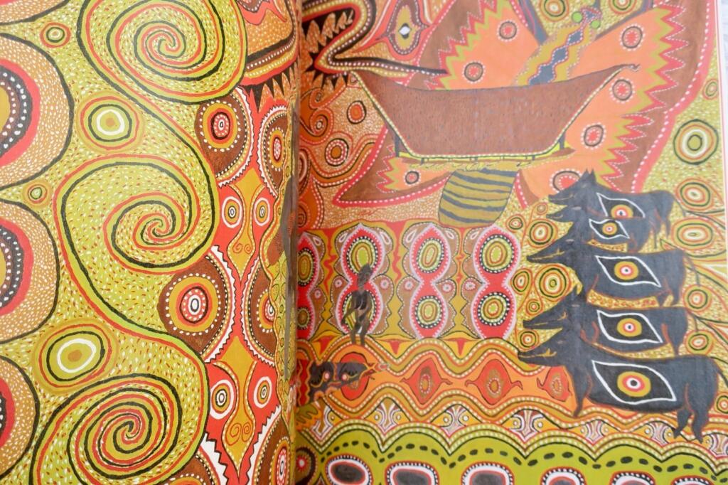 Rouge Kwoma : peintures mythiques de Nouvelle-Guinée. Musée du quai Branly