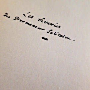 ROUSSEAU Jean-Jacques; John S. Spink Les Reveries du Promeneur Solitaire