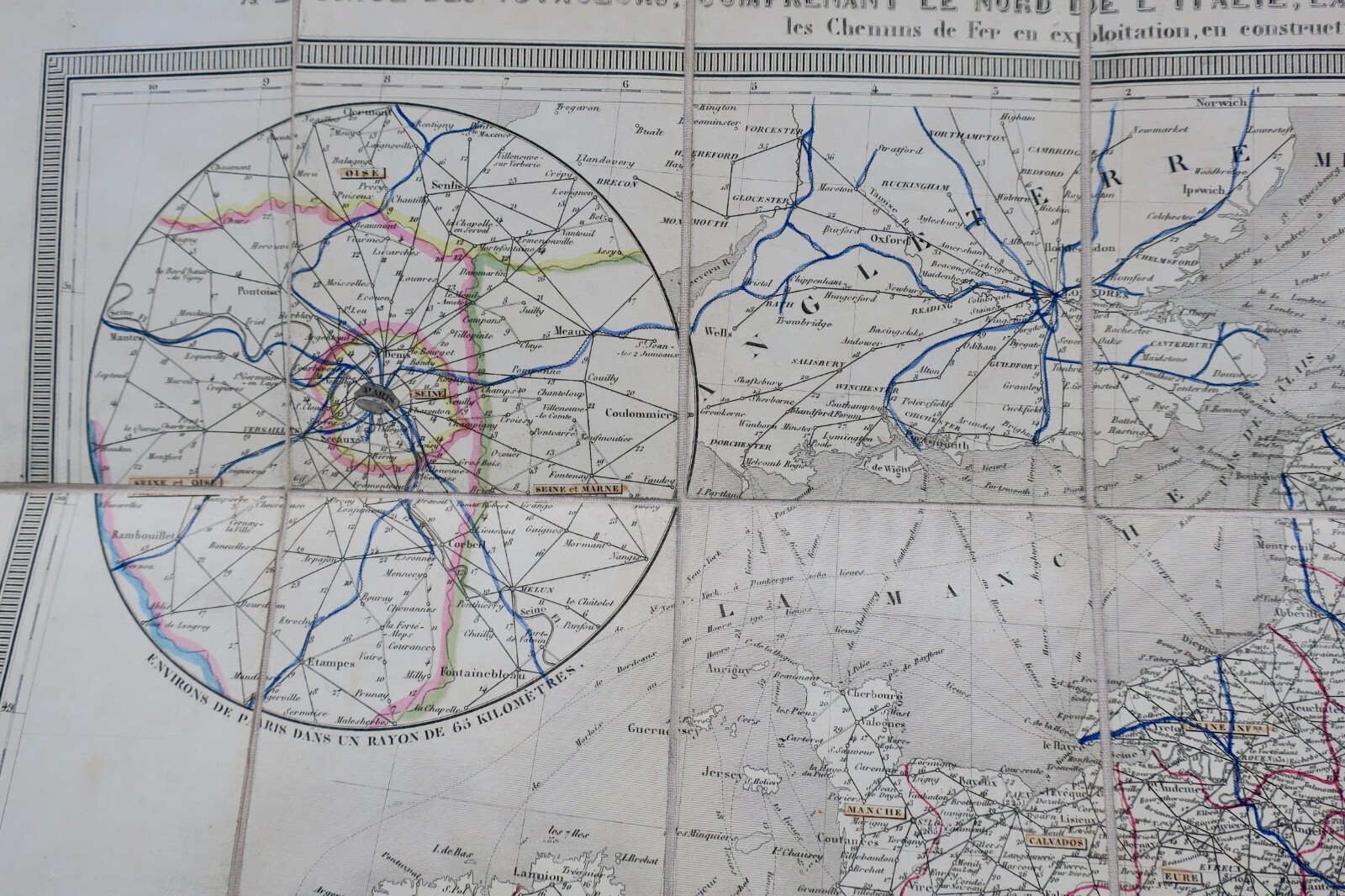 French Road Network Map, Belle Époque Edition - Image 5