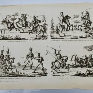 RUSSIE Gravure sur acier début XIXème 43 x 26 cm