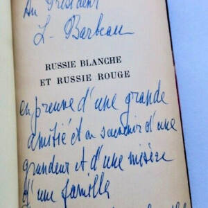 Russie Michaguine (Prince) Skrydloff Russie blanche et Russie rouge + dédicace