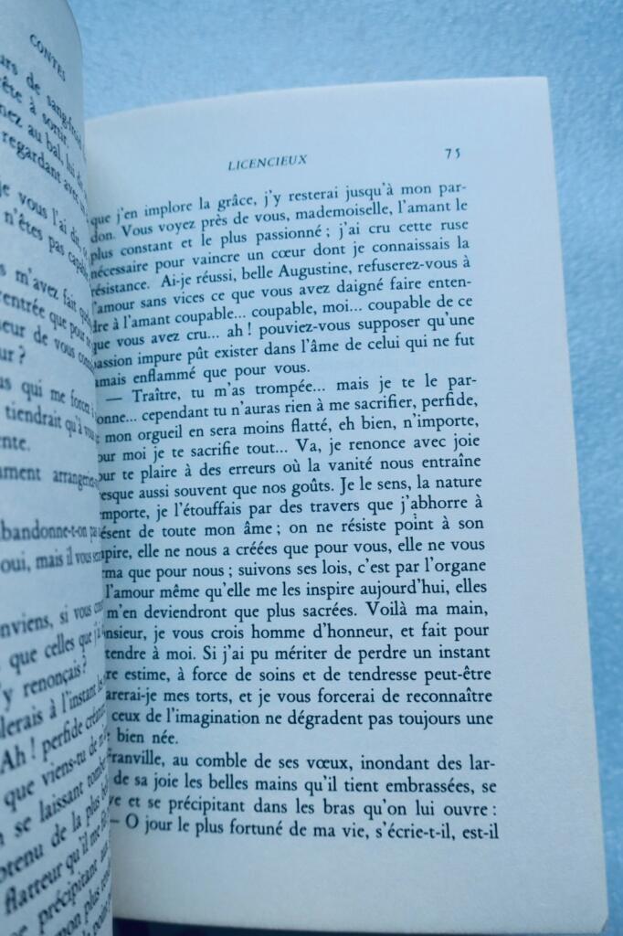 SADE (Marquis de) Contes licencieux