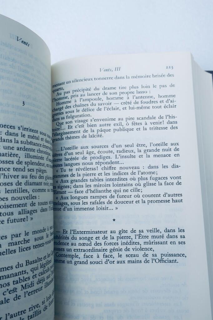 Saint-John Perse Complete Works Pléiade